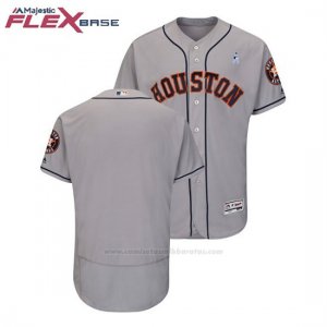 Camiseta Beisbol Hombre Houston Astros Gris 2018 Dia del Padre Flex Base