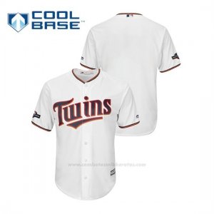 Camiseta Beisbol Hombre Minnesota Twins 2019 Postseason Cool Base Blanco