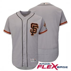 Camiseta Beisbol Hombre San Francisco Giants Flex Base Gris Autentico Coleccion