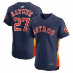 Camiseta Beisbol Hombre Houston Astros Jose Altuve Alternate 2 Elite Azul