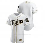 Camiseta Beisbol Hombre Minnesota Twins Golden Edition Autentico Blanco