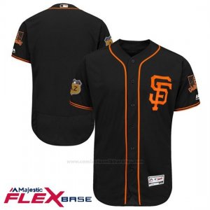Camiseta Beisbol Hombre San Francisco Giants San Francisco Negro 2017 Entrenamiento de Primavera Flex Base