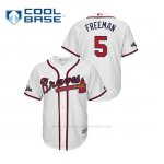 Camiseta Beisbol Hombre Atlanta Braves Freddie Freeman 2019 Postseason Cool Base Blanco