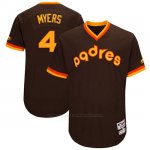 Camiseta Beisbol Hombre San Diego Padres Wil Myers Marron 1983 Turn Back The Clock