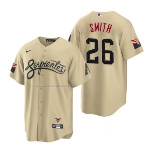 Camiseta Beisbol Hombre Arizona Diamondbacks Pavin Smith 2021 City Connect Replica Oro