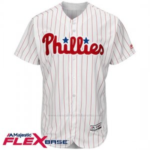 Camiseta Beisbol Hombre Philadelphia Phillies Blank Blanco Flex Base Autentico Coleccion