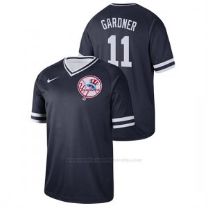 Camiseta Beisbol Hombre New York Yankees Brett Gardner Cooperstown Collection Legend Azul