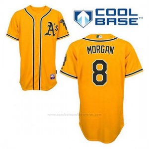 Camiseta Beisbol Hombre Oakland Athletics Joe Morgan 8 Oro Alterno Cool Base