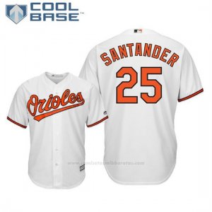 Camiseta Beisbol Hombre Baltimore Orioles Anthony Santander Cool Base 1ª Blanco