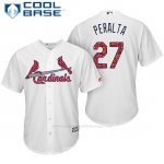 Camiseta Beisbol Hombre St. Louis Cardinals 2017 Estrellas y Rayas Jhonny Peralta Blanco Cool Base