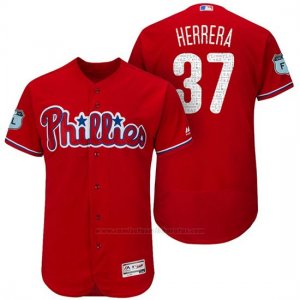 Camiseta Beisbol Hombre Philadelphia Phillies Odubel Herrera Scarlet 2017 Entrenamiento de Primavera Flex Base Jugador