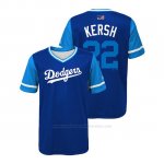 Camiseta Beisbol Nino Los Angeles Dodgers Clayton Kershaw 2018 Llws Players Weekend Kersh Royal