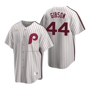 Camiseta Beisbol Hombre Philadelphia Phillies Kyle Gibson Cooperstown Collection Primera Blanco