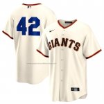 Camiseta Beisbol Hombre San Francisco Giants 2025 Jackie Robinson Day Primera Replica Crema
