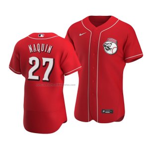 Camiseta Beisbol Hombre Cincinnati Reds Tyler Naquin Autentico Rojo