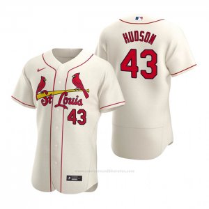 Camiseta Beisbol Hombre St. Louis Cardinals Dakota Hudson Autentico 2020 Alterno Crema