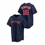Camiseta Beisbol Hombre Boston Red Sox Andrew Benintendi Replica Alterno Azul