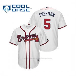 Camiseta Beisbol Hombre Atlanta Braves Freddie Freeman Cool Base Majestic Home 2019 Blanco