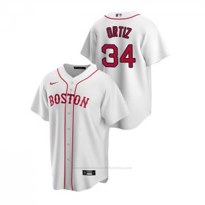 Camiseta Beisbol Hombre Boston Red Sox David Ortiz Replica Alterno Blanco