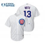 Camiseta Beisbol Hombre Chicago Cubs David Bote Cool Base Official 1ª Blanco