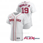 Camiseta Beisbol Hombre Boston Red Sox Jackie Bradley Jr. Autentico Nike Blanco