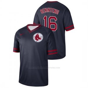 Camiseta Beisbol Hombre Boston Red Sox Andrew Benintendi Cooperstown Collection Legend Azul