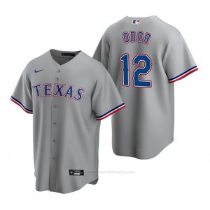 Camiseta Beisbol Hombre Texas Rangers Rougned Odor Replica Road Gris