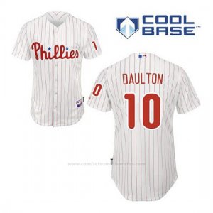 Camiseta Beisbol Hombre Philadelphia Phillies Darren Daulton 10 Blanco 1ª Cool Base