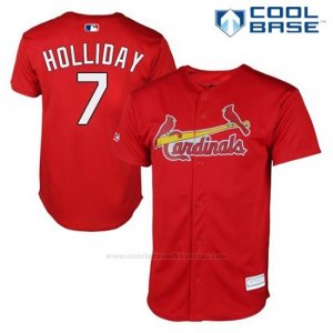 Camiseta Beisbol Hombre St. Louis Cardinals Matt Holliday 7 Rojo Cool Base