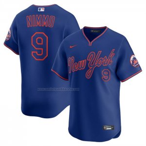 Camiseta Beisbol Hombre New York Mets Brandon Nimmo Alterno Limited Royal
