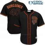 Camiseta Beisbol Hombre San Francisco Giants Negro Madison Bumgarner Cool Base Jugador