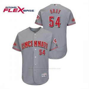 Camiseta Beisbol Hombre Cincinnati Reds Sonny Gris 150th Aniversario Patch Flex Base Gris