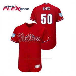 Camiseta Beisbol Hombre Philadelphia Phillies Hector Neris 2019 Entrenamiento de Primavera Flex Base Rojo