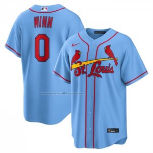 Camiseta Beisbol Hombre St. Louis Cardinals Masyn Winn Alterno Replica Azul