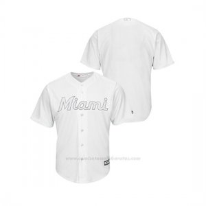 Camiseta Beisbol Hombre Miami Marlins 2019 Players Weekend Replica Blanco