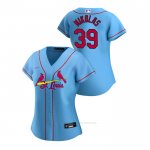 Camiseta Beisbol Mujer St. Louis Cardinals Miles Mikolas 2020 Replica Alterno Azul