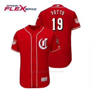 Camiseta Beisbol Hombre Cincinnati Reds Joey Votto Flex Base Entrenamiento de Primavera 2019 Rojo