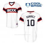 Camiseta Beisbol Hombre Chicago White Sox 10 Alexei Ramirez Blanco Alterno Cool Base