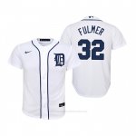 Camiseta Beisbol Nino Detroit Tigers Michael Fulmer Replica Primera Blanco