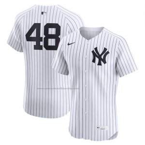 Camiseta Beisbol Hombre New York Yankees Paul Goldschmidt Primera Elite Blanco