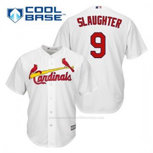 Camiseta Beisbol Hombre St. Louis Cardinals Enos Slaughter 9 Blanco 1ª Cool Base