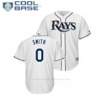 Camiseta Beisbol Hombre Tampa Bay Rays Mallex Smith Cool Base 1ª Blanco