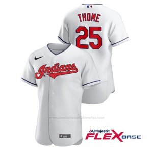 Camiseta Beisbol Hombre Cleveland Indians Jim Thome Autentico Nike Blanco