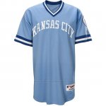 Camiseta Beisbol Hombre Kansas City Royals Light Azul Turn Back The Clock