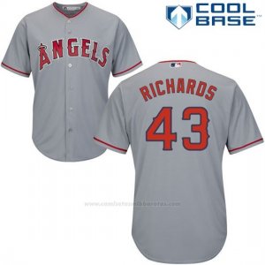 Camiseta Beisbol Hombre Los Angeles Angels Gris Garrett Richards Cool Base