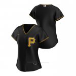 Camiseta Beisbol Mujer Pittsburgh Pirates Replica 2020 Alterno Negro