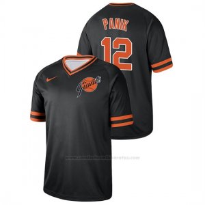 Camiseta Beisbol Hombre San Francisco Giants Joe Panik Cooperstown Collection Legend Negro