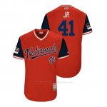 Camiseta Beisbol Hombre Washington Nationals Joe Ross 2018 Llws Players Weekend JrRojo