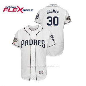 Camiseta Beisbol Hombre San Diego Padres Eric Hosmer 150th Aniversario Patch Flex Base Blanco