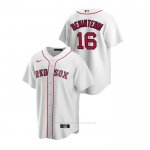 Camiseta Beisbol Hombre Boston Red Sox Andrew Benintendi Replica Primera Blanco
